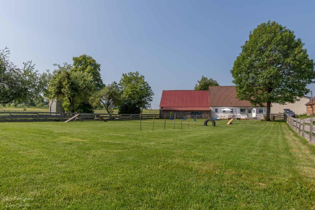 Ferienhaus S'Bunde Heisle Blaufelden Bagian luar foto