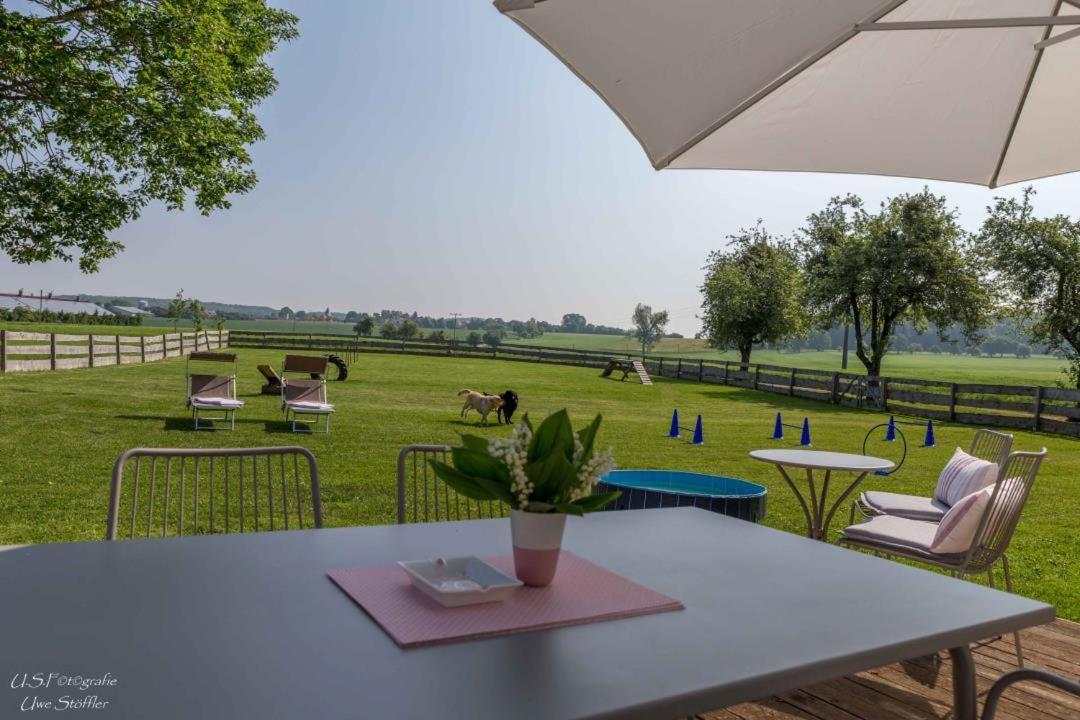 Ferienhaus S'Bunde Heisle Blaufelden Bagian luar foto